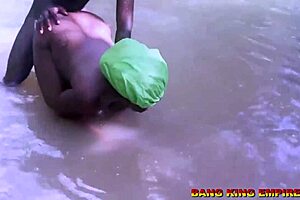 The Real Owner Of The Breast In Shanty Town Reveals Herself In African Hardcore Bush Sex Compilation