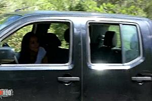 Beautiful Brazilian MILF Francys Belle gets some outdoor action