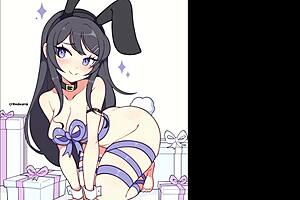 sakurajima mai-bunny girl senpai compilation rule 34
