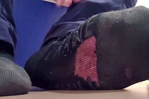 Step dad eats rubber feet!