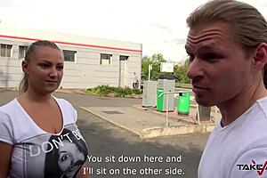 Pick-up babe in unstoppable bang in the van 😈🚐