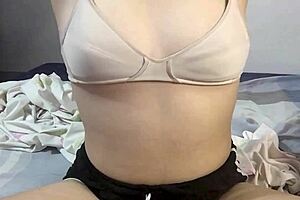 Hot Filipino girlfriend gives a sensual massage with oil to her partner