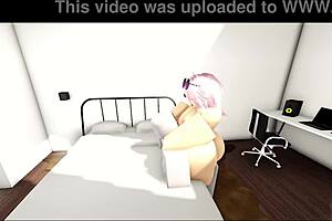 See how anime-style sex is made in a Roblox game