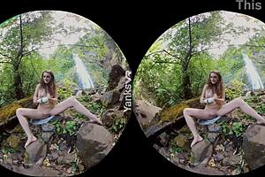 Endza's erotic VR experience with a beautiful orgasm