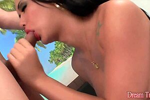 Shemale Bareback Anal and Creampie