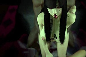 3D Hot Asian In Threesome Sex With Perfect Ass