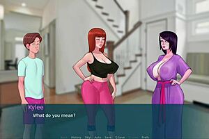 Beautiful secretary and stepmother in hot scene in Sexnote chap 49