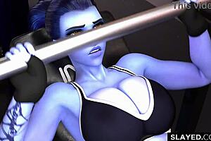 Black Man Destroys Widowmaker's Womb Mercilessly