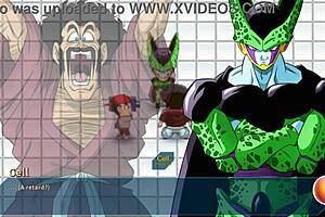 Bulma's Adventure: Mr. Satan Observes Agent at Cell Games
