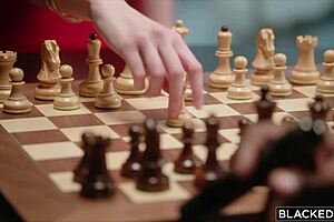 Blacked bbc-hungry blonde baddie amber takes charge in sucking