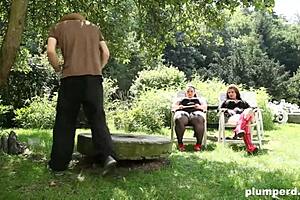 Submissive Gardener Managed By Two Dominant Women