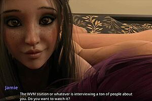 Shauna Tells John That Edging Will Help Him As She Teases His Cock With Her Ass In 3D Hentai