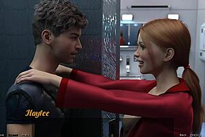 3D animated Indian MILF’s big assets almost get her in trouble in space
