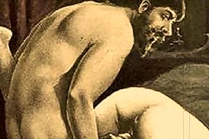 vintage erotic animation with retro hentai