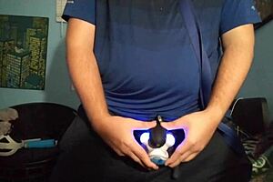 do you see me masturbating in my chastity cage?