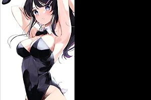 sakurajima mai-bunny girl senpai compilation rule 34