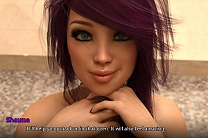 Shauna Tells John That Edging Will Help Him As She Teases His Cock With Her Ass In 3D Hentai