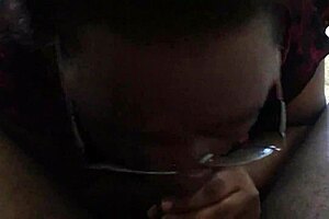 Good head from ebony beauty