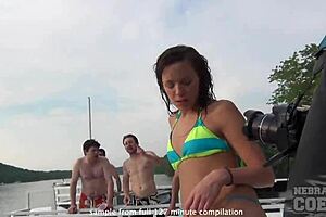 teen girl april's compilation featuring facial recognition ai outdoors.