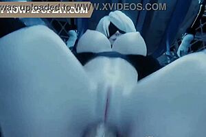 Game characters with gorgeous curves receive licking attention