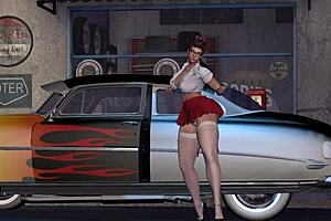 hot rod dancer alexxa shaking her ass! 💃