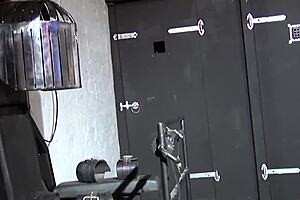 Two blonde women enjoy a relaxing session with toys and a friend