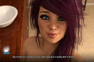 Shauna Tells John That Edging Will Help Him As She Teases His Cock With Her Ass In 3D Hentai