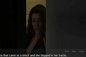 A walkthrough of the erotic visual novel A wife and stepmother 42
