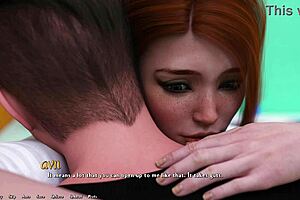 Being A Dik 65: Intense Makeout with Busty Redhead After Revealing Cheating Ex