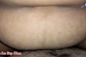 Step mother and step son having sex in the same bed