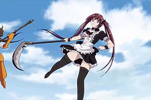 compilation of anime queens blade exiled virgin s1 ova fanservice with english subs