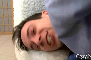Hot gay porn with hunky guys and facials