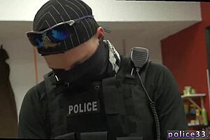horny gay police piss on robbery suspect apprehended