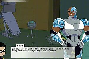 18titans part 21 - enjoying blackfire's charms