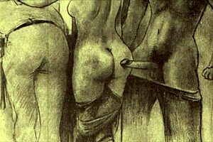 vintage erotic illustrations bring retro fantasies to life