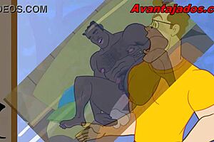 Brazilian Cartoon Depicts Gay Sex With Passive Black Character