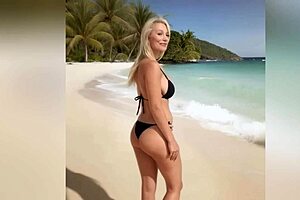 Hot stepmom showing her new sexy bikini to horny stepson with dirtytalk watch the hot milf nude at the end ai-generated