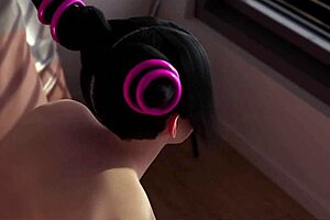 3D Hentai: Poison Fucks Juri Han with Creampie