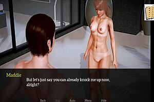 A visual novel with adult content and gameplay