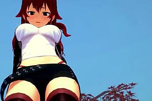 Watch Eris Get Horny Watching Roxy Fuck!