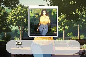 Futa gym teacher seduces her students in this animated porn game