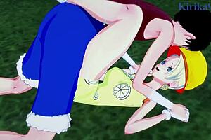 Ulti and Ms Valentine have intense sex with Luffy