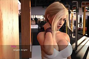 Summers Gone 43 Blonde Big Tits Gym Erotic Ass Cartoon