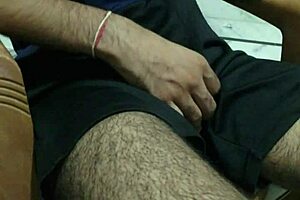 Indian Desi guy in a steamy homemade gay solo session