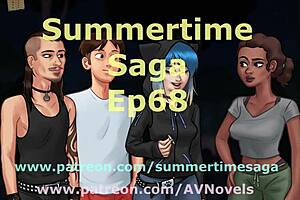 Summertime saga explodes with big tits action!
