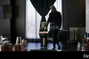 man, willow gets bent over, learning to beg for deeper doggystyle action!