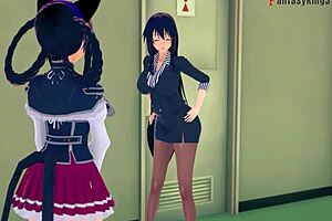 Akeno Surprises with NTR Madness in High School DxD Hentai Full Movie