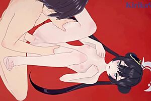 Ryuuge Kisaki and Asagiri Suou intense sex - blue archive hentai