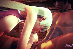 Seven Deadly Sins Hentai 3D - Elizabeth Liones Blowjob & Fucked!