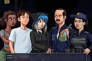 Summertime saga explodes with big tits action!